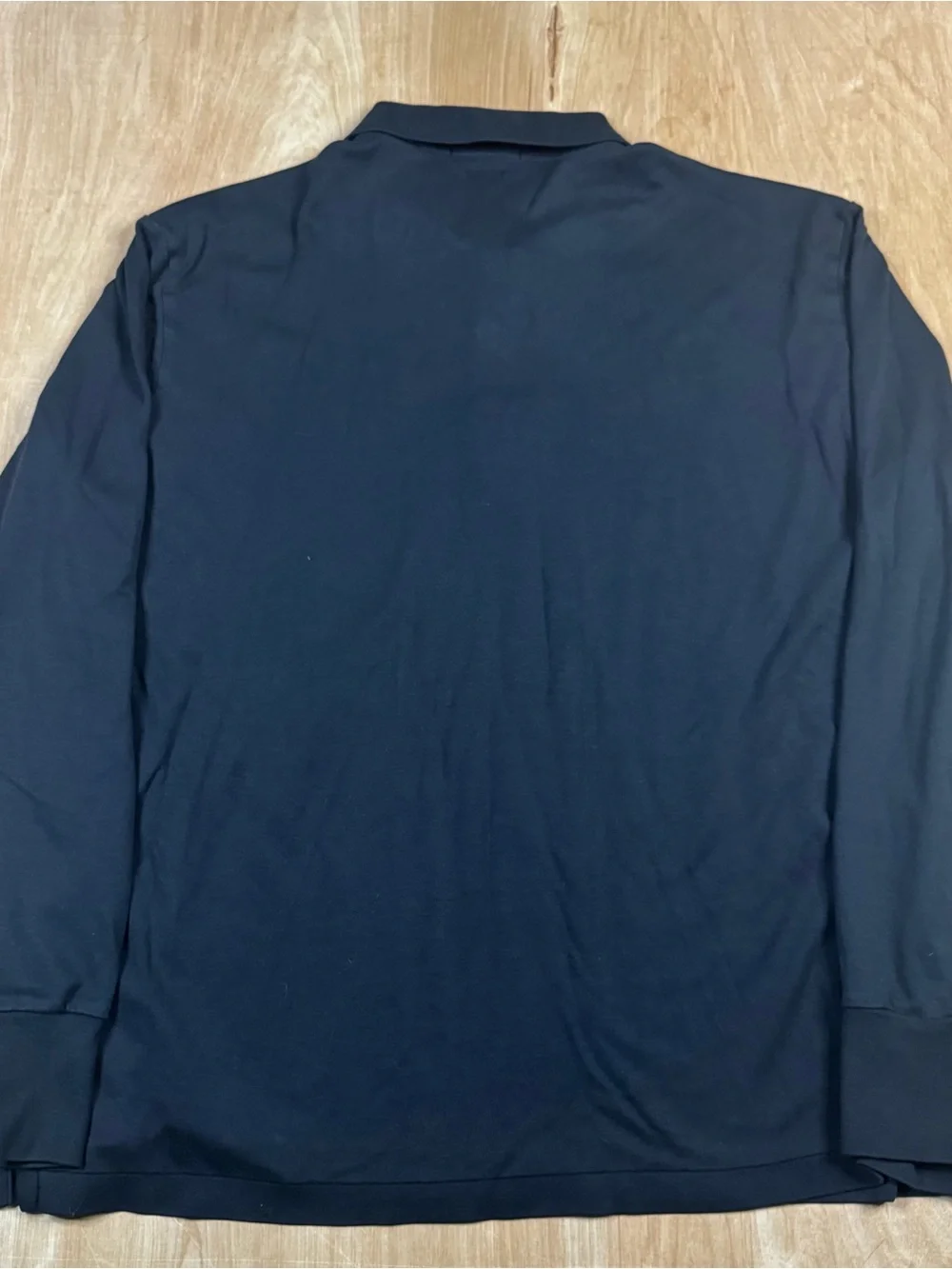 Polo Ralph Lauren Men’s Black Long Sleeve Slim Fit Polo Shirt Large
